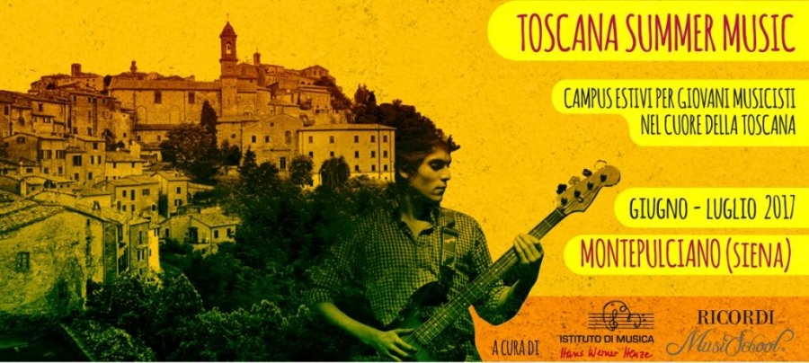 TOSCANA SUMMER MUSIC Campus estivi per giovani musicisti a Montepulciano