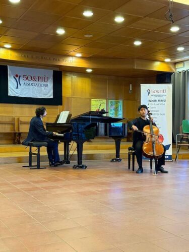 Ludovico Falqui Massidda e Haolong Chen Vincitori Iº premio Concorso Arezzo 50&Più